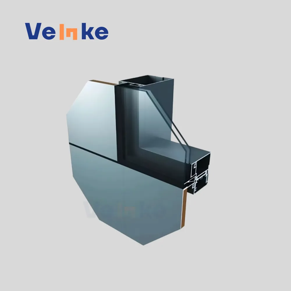 Custom Commercial Curtain Wall System China Manufacturing for German Market Advanced Fabrication Technology With Distribution