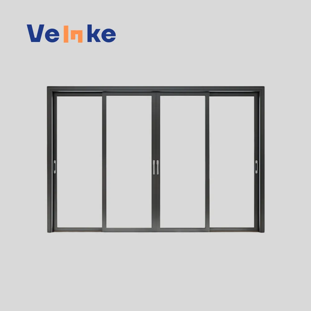Architectural Sliding Door System Tempered Safety Glass IGCC Certified Custom Dimensions China Manufacturing